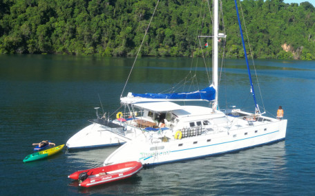 Turquoise, Dive 57' Fountaine Pajot - 17m50