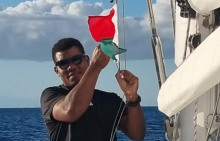 Babe, professional skipper in Madagascar